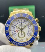 NEW! Swiss Rolex Yacht master II 42MM GM Factory 7750 Movement Watch Yellow Gold Case